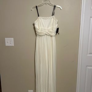 Dusk Collection woman’s dress.  Size 8 by Sheila Yen.  Color Ivory